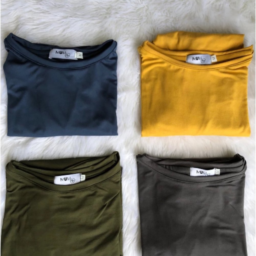 Basic Breastfeeding Shirt - ARMY GREEN - Picture 2 of 5